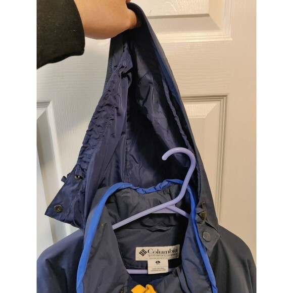 Vintage 90s Columbia Mens Large Pull Out Hooded Puffer Jacket - Picture 12 of 15